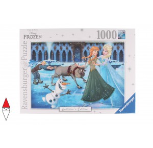 RAVENSBURGER, , , PUZZLE DISNEY RAVENSBURGER FROZEN ANNA ELSA KRISTOFF OLAF E SVEN 1000 PZ