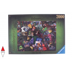 RAVENSBURGER, , , PUZZLE DISNEY RAVENSBURGER CARTONI ANIMATI VILLAINOUS 2000 PZ