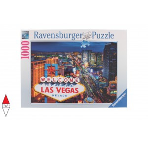 RAVENSBURGER, , , PUZZLE PAESAGGI RAVENSBURGER CITTA FABULOUS LAS VEGAS 1000 PZ