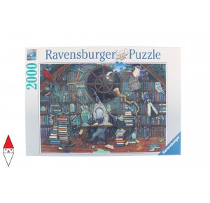 RAVENSBURGER, , , PUZZLE TEMATICO RAVENSBURGER FIABE E GNOMI IL MAGO MERLINO 2000 PZ