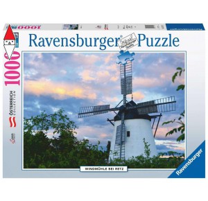 RAVENSBURGER, , , PUZZLE PAESAGGI RAVENSBURGER MULINO A VENTO VICINO A RETZ 1000 PZ