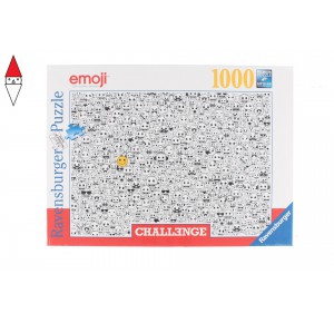 RAVENSBURGER, , , PUZZLE TEMATICO RAVENSBURGER CHALLENGE EMOJI 1000 PZ