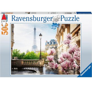 RAVENSBURGER, , , PUZZLE PAESAGGI RAVENSBURGER PRIMAVERA A PARIGI 500 PZ