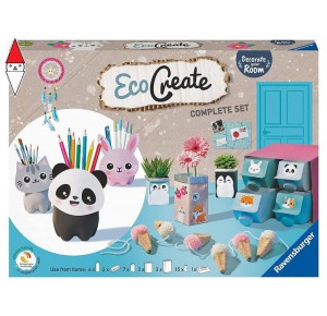 RAVENSBURGER, , , GIOCO EDUCATIVO RAVENSBURGER ECOCREATE MAXI DECORATE YOUR ROOM