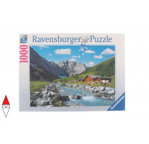 RAVENSBURGER, , , PUZZLE PAESAGGI RAVENSBURGER MONTAGNA MONTI KARWENDEL AUSTRIA 1000 PZ