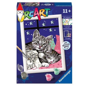 RAVENSBURGER, , , GIOCO EDUCATIVO RAVENSBURGER CREART SERIE E CLASSIC - DOLCI GATTINI