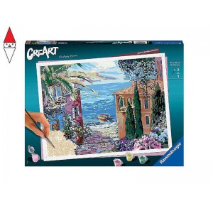 RAVENSBURGER, , , GIOCO EDUCATIVO RAVENSBURGER CREART SERIE PREMIUM B - PAESAGGIO MEDITERRANEO