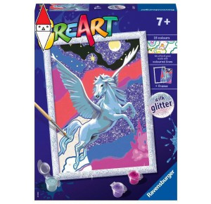 RAVENSBURGER, , , GIOCO CREATIVO RAVENSBURGER CREART SERIE D CLASSIC - PEGASO SCINTILLANTE