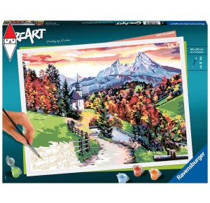 RAVENSBURGER, , , GIOCO EDUCATIVO RAVENSBURGER CREART SERIE PREMIUM B - PAESAGGIO PREALPINO