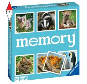 RAVENSBURGER, , , GIOCO DA TAVOLO RAVENSBURGER MEMORY ANIMAL BABIES