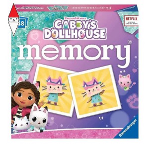 RAVENSBURGER, , , GIOCO DA TAVOLO RAVENSBURGER MINI MEMORY GABBY S DOLLHOUSE