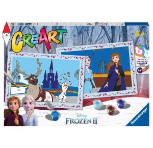 RAVENSBURGER, , , GIOCO EDUCATIVO RAVENSBURGER CREART SERIE JUNIOR 2 X FROZEN II