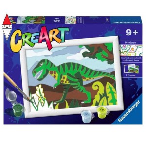 RAVENSBURGER, , , GIOCO EDUCATIVO RAVENSBURGER CREART SERIE E CLASSIC - DINOSAURO AFFAMATO