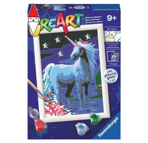 RAVENSBURGER, , , GIOCO EDUCATIVO RAVENSBURGER CREART SERIE E CLASSIC MAGICO UNICORNO