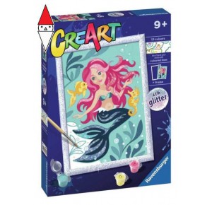 RAVENSBURGER, , , GIOCO EDUCATIVO RAVENSBURGER CREART SERIE D CLASSIC - SIRENETTA