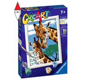 RAVENSBURGER, , , GIOCO EDUCATIVO RAVENSBURGER CREART SERIE E CLASSIC - GIRAFFE