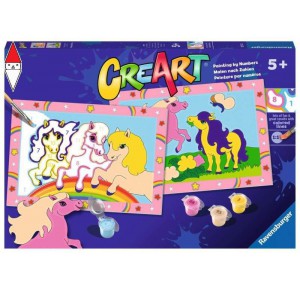 RAVENSBURGER, , , GIOCO EDUCATIVO RAVENSBURGER CREART SERIE JUNIOR 2 X PONY