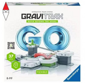 RAVENSBURGER, , , GIOCO EDUCATIVO RAVENSBURGER GRAVITRAX GO FLEXIBLE 23705