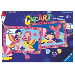 RAVENSBURGER, , , GIOCO EDUCATIVO RAVENSBURGER CREART SERIE JUNIOR: 2 X MAGICHE SIRENE