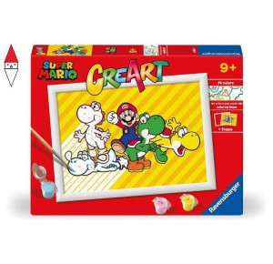 RAVENSBURGER, , , GIOCO EDUCATIVO RAVENSBURGER CREART SERIE D LICENSED SUPER MARIO