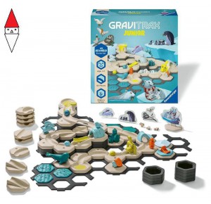 RAVENSBURGER, , , GIOCO EDUCATIVO RAVENSBURGER GRAVITRAX JUNIOR STARTER SET L ICE