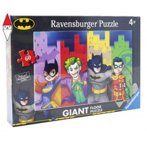 RAVENSBURGER, , , PUZZLE RAVENSBURGER PUZZLE 60 PZ PAVIMENTO BATMAN