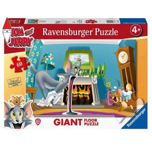 RAVENSBURGER, , , PUZZLE RAVENSBURGER PUZZLE 60 PZ MAXI TOM E JERRY