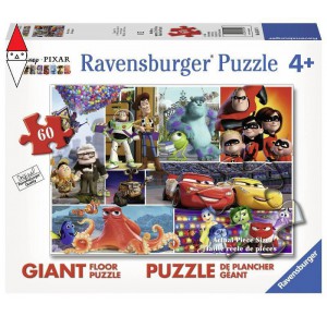 RAVENSBURGER, , , PUZZLE RAVENSBURGER PUZZLE 60 PZ MAXI DISNEY PIXAR FRIENDS