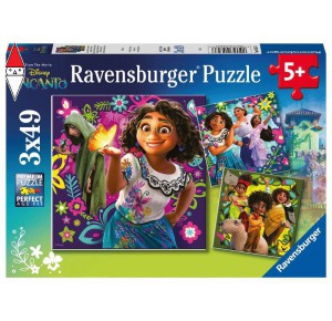 RAVENSBURGER, , , PUZZLE RAVENSBURGER PUZZLE 3X49 PZ ENCANTO