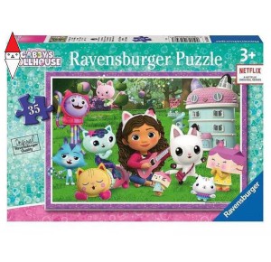 RAVENSBURGER, , , PUZZLE RAVENSBURGER PUZZLE 35 PZ GABBY S DOLLHOUSE 35PZ