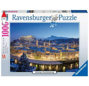 RAVENSBURGER, , , PUZZLE PAESAGGI RAVENSBURGER ATMOSFERA SERALE DI SALISBURGO 1000 PZ