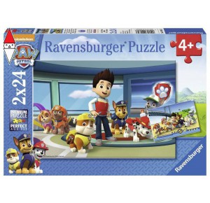 RAVENSBURGER, , , PUZZLE RAVENSBURGER PUZZLE 2X24 PZ PAW PATROL B