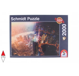 SCHMIDT, , , PUZZLE PAESAGGI SCHMIDT CITTA DAY AND NIGHT TIME SLICE 2000 PZ