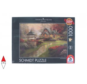 SCHMIDT, , , PUZZLE PAESAGGI SCHMIDT COTTAGES E CHALETS KINKADE MAKE A WISH COTTAGE 1000 PZ