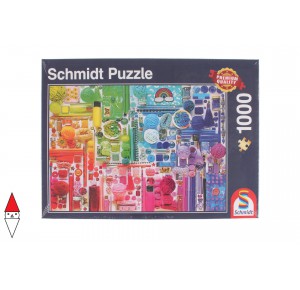 SCHMIDT, , , PUZZLE TEMATICO SCHMIDT COLORI COLORS OF THE RAINBOW 1000 PZ