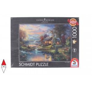 SCHMIDT, , , PUZZLE PAESAGGI SCHMIDT COTTAGES E CHALETS KINKADE NATURE S PARADISE 1000 PZ