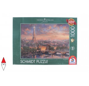 SCHMIDT, , , PUZZLE PAESAGGI SCHMIDT CITTA KINKADE PARIS CITY OF LOVE 1000 PZ