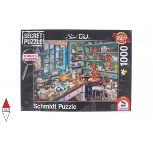 SCHMIDT, , , PUZZLE TEMATICO SCHMIDT INTERNI SECRET PUZZLE READ ARTIST STUDIO 1000 PZ