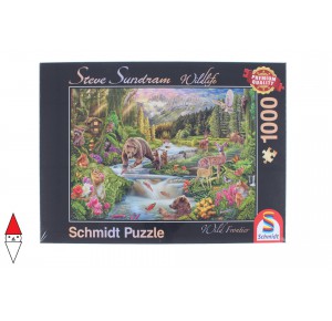 SCHMIDT, , , PUZZLE ANIMALI SCHMIDT ANIMALI VARI FOREST ANIMALS 1000 PZ