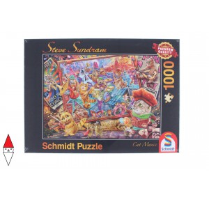 SCHMIDT, , , PUZZLE ANIMALI SCHMIDT GATTI CAT MANIA 1000 PZ