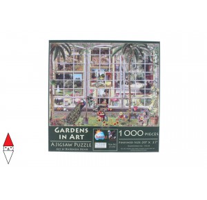 SUNSOUT, , , PUZZLE GRAFICA SUNSOUT FIORI E GIARDINI BARBARA BEHR GARDENS IN ART 1000 PZ