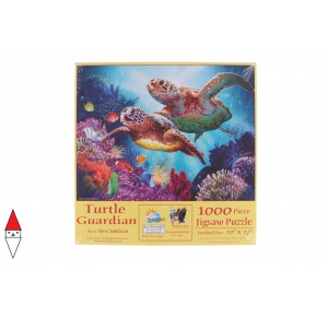 SUNSOUT, , , PUZZLE ANIMALI SUNSOUT TARTARUGHE STEVE SUNDRAM TURTLE GUARDIAN 1000 PZ