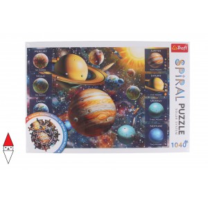 TREFL, , , PUZZLE TEMATICO TREFL SPAZIO SPIRAL PUZZLE - SOLAR SYSTEM 1040 PZ