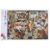 GRAFIKA, Grafika-00680, 3663384006807, PUZZLE ARTE GRAFIKA BRUEGHEL LE PAIEMENT DE LA DIME PITTURA FIAMMINGA 1000 PZ