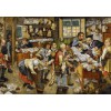 GRAFIKA, Grafika-00680, 3663384006807, PUZZLE ARTE GRAFIKA BRUEGHEL LE PAIEMENT DE LA DIME PITTURA FIAMMINGA 1000 PZ