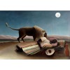 GRAFIKA, Grafika-00502, 3663384005022, PUZZLE ARTE GRAFIKA ROUSSEAU LA BOHEMIENNE ENDORMIE PITTURA 1800 1000 PZ