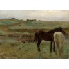 GRAFIKA, Grafika-01769, 3663384017698, PUZZLE ARTE GRAFIKA EDGAR DEGAS CHEVAUX DANS UN PRE 1871 IMPRESSIONISMO 1000 PZ