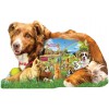 SUNSOUT, Sunsout-96074, 796780960749, PUZZLE SAGOMATO SUNSOUT CANI LORI SCHORY DOG PARK 1000 PZ
