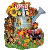 SUNSOUT, Sunsout-97168, 796780971684, PUZZLE SAGOMATO SUNSOUT STAGIONI SCHORY FALL WATERING CAN 1000 PZ