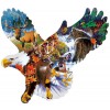 SUNSOUT, Sunsout-97278, 796780972780, PUZZLE SAGOMATO SUNSOUT AQUILE JERRY GADAMUS FOREST EAGLE 1000 PZ